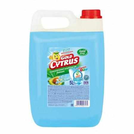 SAMCHEM Gold Cytrus balsam do mycia naczyń 5l GOLD Drop Płyny do naczyń Gold Cytrus balsam do mycia naczyń 5l
