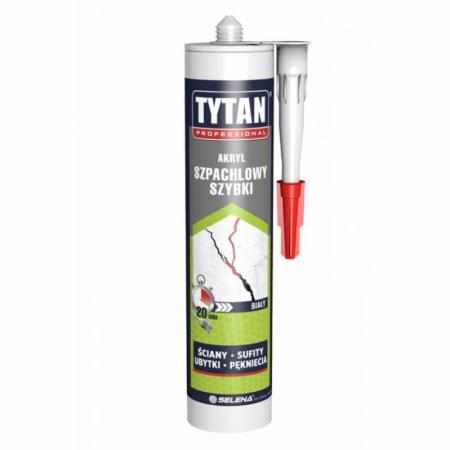 SAMCHEM TYTAN AKRYL LEKKI BIAŁY 280ML SELENA Akryl w kartuszach TYTAN PROFESSIONAL Akryl szpachlowy - szybko schnący, idealn