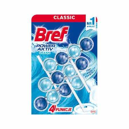 SAMCHEM BREF WC POWER 4F OCEAN 3X50G zawieszka do wc BREF Strona główna Bref WC Power Aktiv Ocean Zawieszka do Muszli WC 3x5