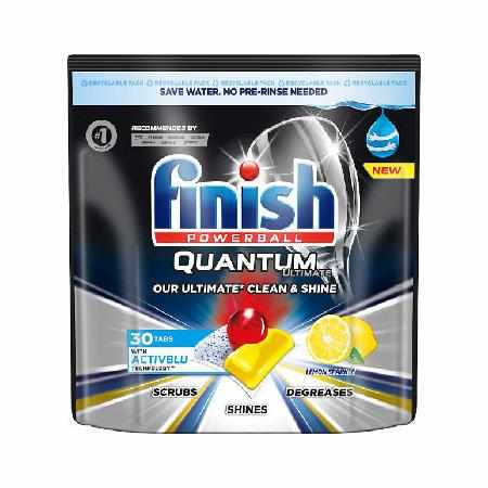 SAMCHEM Kapsułki Finish Powerball Quantum ultimate 30szt. FINISH Tabletki do zmywarki Kapsułki Finish Powerball Quantum ulti