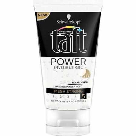 SAMCHEM Taft Power Hair Gel Invisible żel do włosów 150ml TAFT Stylizacja włosów 
