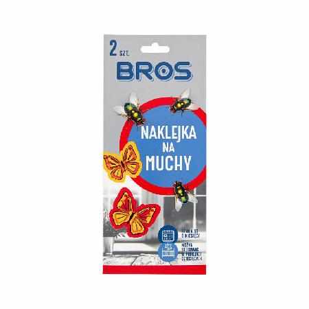 SAMCHEM BROS NAKLEJKA NA MUCHY 1 szt. BROS Strona główna BROS NAKLEJKA NA MUCHY\nProdukt do zwalczania much i innych owadów 