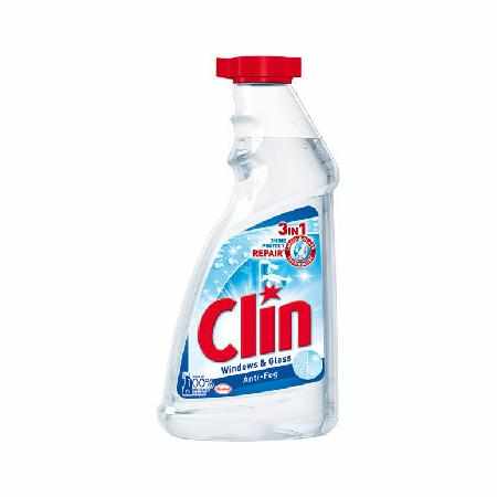 SAMCHEM Clin Płyn Windows&Glass AntiFog Zapas 500ml CLIN Strona główna Clin Płyn do mycia powierzchni szklanych opakowanie u