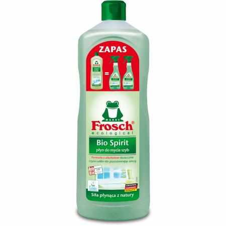 SAMCHEM FROSCH Płyn do mycia szyb - zapas 1 l FROSCH Płyny do mycia szyb Frosch Bio Spirit - Płyn do mycia szyb (1000 ml). S SAMCHEM FROSCH Płyn do mycia szyb - zapas 1 l FROSCH Płyny do mycia szyb Frosch Bio Spirit - Płyn do mycia szyb (1000 ml). S