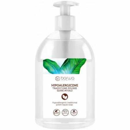 SAMCHEM BARWA MYDŁO W PŁYNIE SZARE TRADYCYJNE 500ML BARWA Mydła toaletowe BARWA MYDŁO W PŁYNIE SZARE TRADYCYJNE 500ML