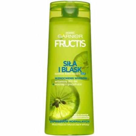 SAMCHEM Garnier New Fructis Siła i Blask 2w1 Szampon do włosów normalnych 400ml Garnier Strona główna Garnier New Fructis Si
