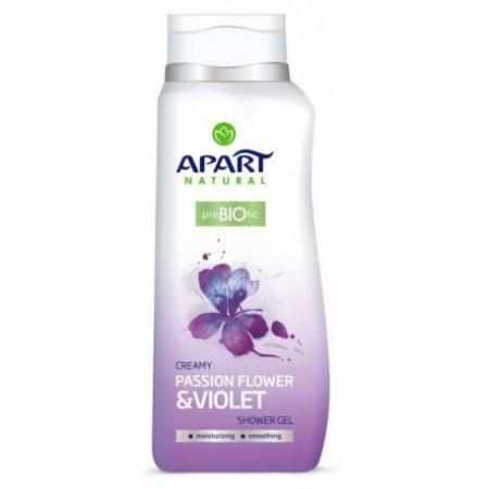 SAMCHEM Apart Natural Prebiotic żel pod prysznic Passion Flower & Violet 400ml APART Strona główna Apart Natural Prebiotic ż