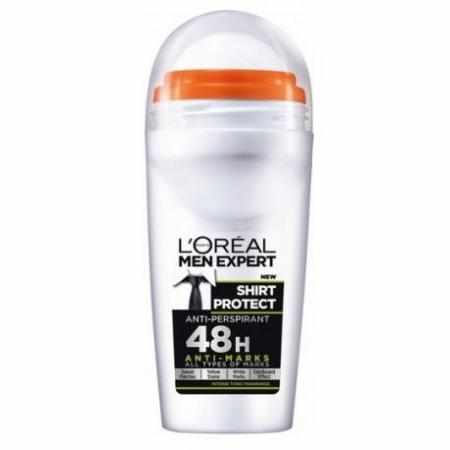 SAMCHEM L`Oreal Men Expert Shirt Protect Anti-Perspirant Dezodorant 50ml roll-on L\'Oréal Paris Strona główna L`Oreal Men Ex