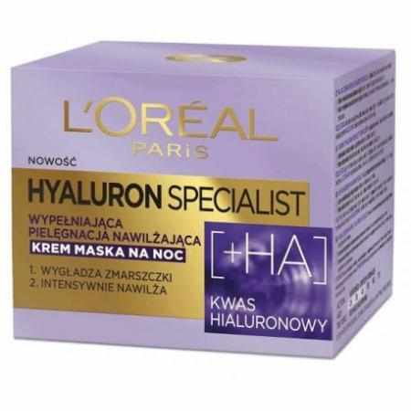 SAMCHEM L`Oreal Hyaluron Specialist krem maska na noc wypełniająca pielęgnacja nawilżająca 50ml L\'Oréal Paris Strona główna
