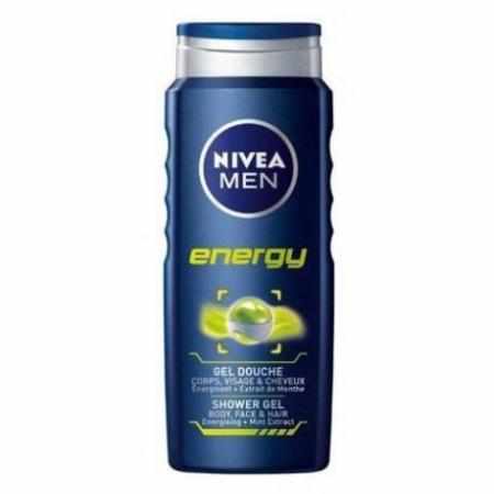 SAMCHEM Nivea Men Energy żel pod prysznic do twarzy, ciała i włosów 24H Fresh Effect 500ml NIVEA Strona główna Nivea Men Ene