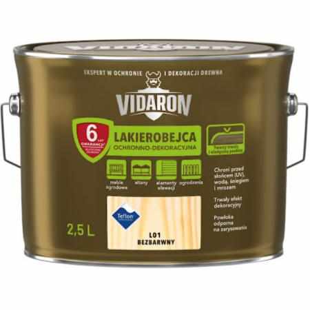 SAMCHEM VIDARON LAKB. BEZBARWNY L01 2,5L Vidaron Strona główna VIDARON - LAKIEROBEJCA - BEZBARWNY - wiadro - 2,5 L