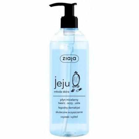 SAMCHEM Ziaja Jeju płyn micelarny do demakijażu twarzy, oczu i ust 390ml ZIAJA Strona główna Ziaja Jeju płyn micelarny do de