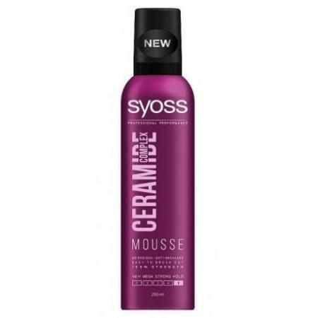 SAMCHEM Syoss Ceramide Complex Mousse pianka do włosów osłabionych Mega Strong 250ml SYOSS Stylizacja włosów Syoss Ceramide 