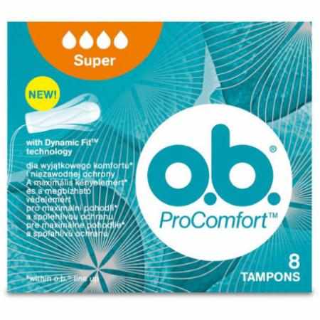SAMCHEM O.B. PROCOMFORT TAMPONY SUPER 8SZT O.B. Strona główna O.B. PROCOMFORT TAMPONY SUPER 8SZT