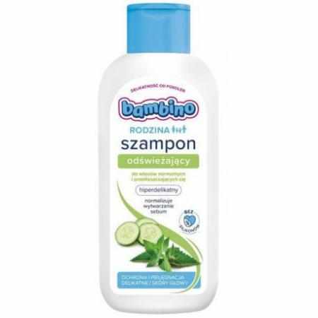 SAMCHEM Bambino Rodzina szampon odświeżający do włosów normalnych i przetłuszczających się 400ml BAMBINO Strona główna Bambi