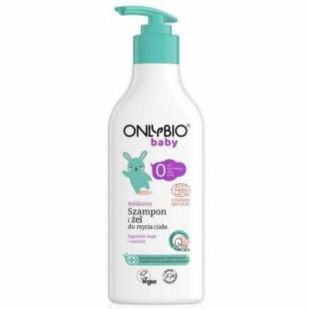 SAMCHEM Onlybio Baby delikatny szampon i żel do mycia ciała od 1. dnia życia 300ml ONLYBIO Strona główna Onlybio Baby delika