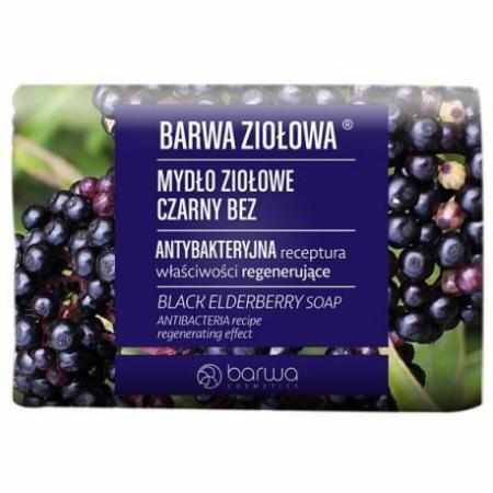 SAMCHEM Barwa Ziołowa antybakteryjne mydło do rąk w kostce Czarny Bez 100g BARWA Mydła toaletowe Barwa Ziołowa antybakteryjn SAMCHEM Barwa Ziołowa antybakteryjne mydło do rąk w kostce Czarny Bez 100g BARWA Mydła toaletowe Barwa Ziołowa antybakteryjn