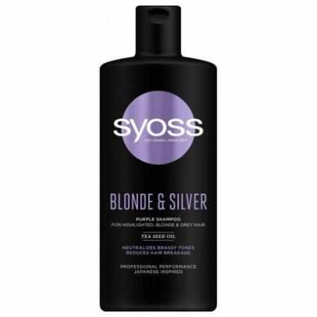 SAMCHEM Syoss Blonde & Silver Shampoo szampon do włosów neutralizujący żółte tony 440ml SYOSS Strona główna Syoss Blonde &am SAMCHEM Syoss Blonde & Silver Shampoo szampon do włosów neutralizujący żółte tony 440ml SYOSS Strona główna Syoss Blonde &am