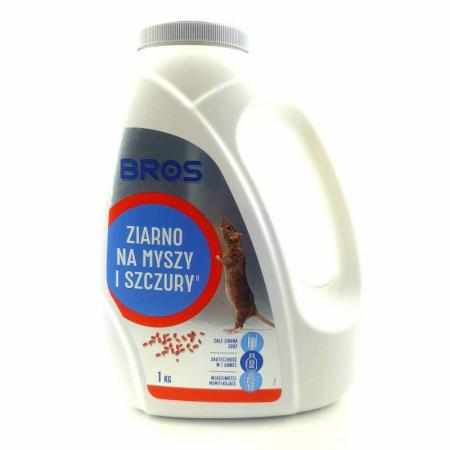 SAMCHEM Bros zatrute ziarno na myszy szczury. Sypkie Zboża Mumifikuje Wabi 1 kg BROS Strona główna Bazą pokarmową preparatu 