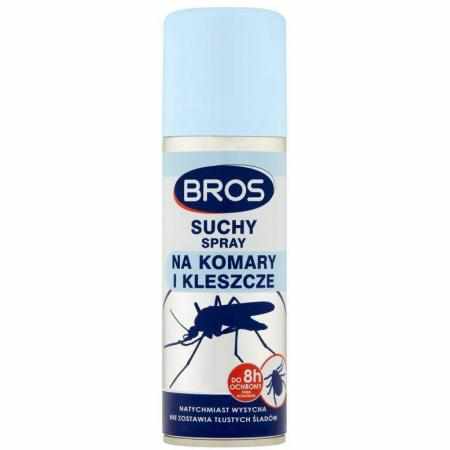SAMCHEM Bros 90ml Suchy Spray na komary i kleszcze ochrona do 8 godzin bez tłustych plam BROS Strona główna Innowacyjna form