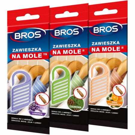 SAMCHEM BROS ZAWIESZKA NA MOLE KWIAT POMARAŃCZY BROS Strona główna Preparat w postaci zawieszki do zwalczania moli. Skuteczn