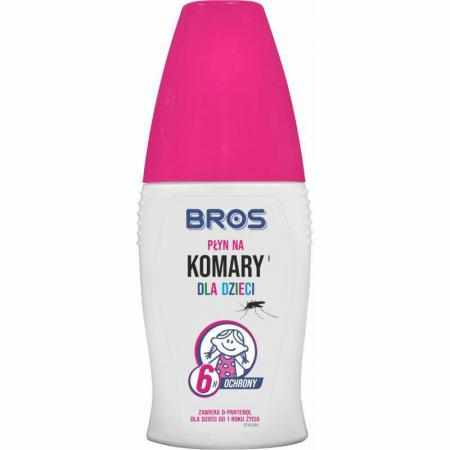 SAMCHEM Bros 50 ml Płyn na komary dla dzieci ochrona 6 godzin d-panthenol bezpieczny od 1 roku życia BROS Strona główna Zape
