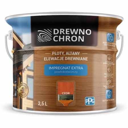 SAMCHEM DREWNOCHRON IMPREGNAT EXTRA CEDR 4,5L DREWNOCHRON Impregnat do drewna DREWNOCHRON IMPREGNAT DO DREWNA EXTRA KOLOR: C