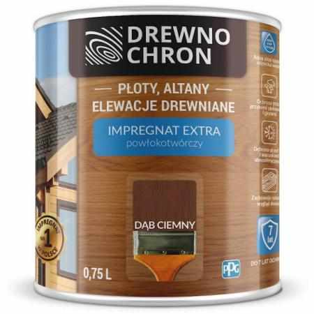 SAMCHEM DREWNOCHRON IMPREGNAT EXTRA DĄB 0,75L DREWNOCHRON Impregnat do drewna DREWNOCHRON IMPREGNAT DO DREWNA EXTRA KOLOR: D
