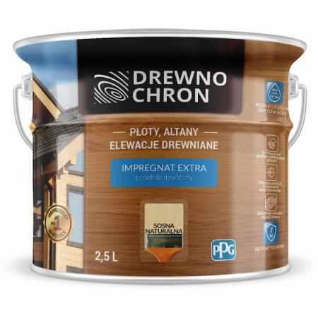 SAMCHEM DREWNOCHRON IMPREGNAT EXTRA SOSNA NATURALNA 4,5L DREWNOCHRON Impregnat do drewna DREWNOCHRON IMPREGNAT DO DREWNA EXT