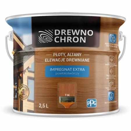 SAMCHEM DREWNOCHRON IMPREGNAT EXTRA TIKOWY 2,5L DREWNOCHRON Impregnat do drewna DREWNOCHRON IMPREGNAT DO DREWNA EXTRA KOLOR:
