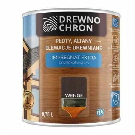 SAMCHEM DREWNOCHRON IMPREGNAT EXTRA WENGE 0,75L DREWNOCHRON Impregnat do drewna DREWNOCHRON IMPREGNAT DO DREWNA EXTRA KOLOR: