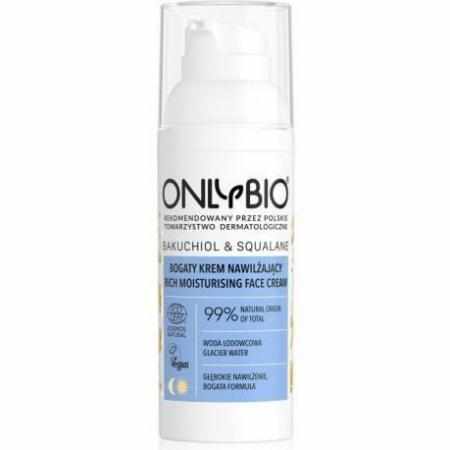 SAMCHEM Onlybio Bakuchiol&Squalane Rich Moisturising Face Cream bogaty krem nawilżający 50ml ONLYBIO Strona główna Onlybio B