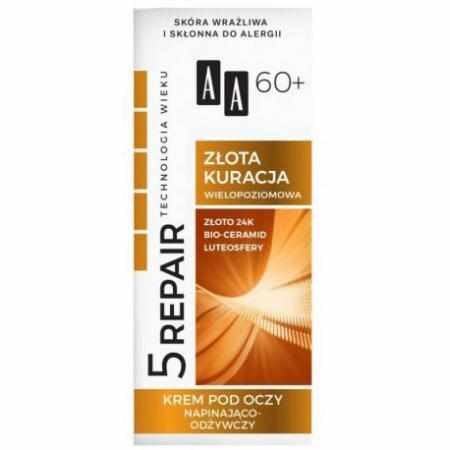 SAMCHEM AA Technology Age 5Repair 60+ krem napinająco-odżywczy pod oczy 15ml Oceanic Strona główna AA Technology Age 5Repair