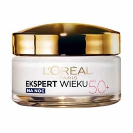 SAMCHEM L\'OREAL EKSPERT WIEKU PRZECIWZMARSZCZKOWY KREM UJĘDRNIAJąCY NA NOC 50+ 50 ML L\'Oréal Paris Strona główna L\'OREAL 