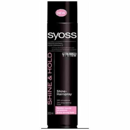 SAMCHEM SYOSS LAKIER DO WŁOSÓW 300ML SHINE&HOLD SYOSS Stylizacja włosów lakiery-do-wlosow/3257-syoss-lak-wl-300ml-shinehold-