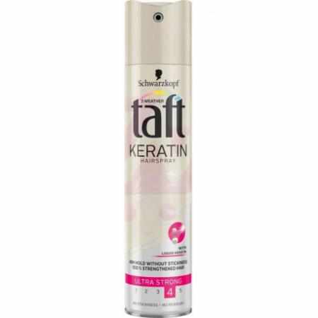 SAMCHEM TAFT LAKIER DO WŁOSÓW KERATIN COMPLETE (4) 250ml TAFT Stylizacja włosów TAFT LAKIER DO WŁOSÓW KERATIN COMPLETE (4) 2