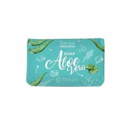 SAMCHEM Barwa Naturalna Soap pielęgnacyjne mydło w kostce do rąk i ciała Aloe Vera 100g BARWA Mydła toaletowe 