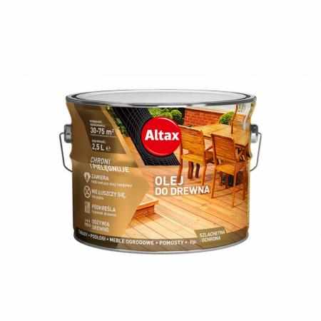 SAMCHEM ALTAX OLEJ DO DREWNA 2,5L BEZBARWNY Altax Strona główna ALTAX OLEJ DO DREWNA 2,5L BEZBARWNY Altax olej do drewna na 