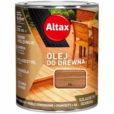 SAMCHEM ALTAX OLEJ DO DREWNA 750ML TIK Altax Strona główna ALTAX OLEJ DO DREWNA 750ML TIK Altax olej do drewna na bazie natu