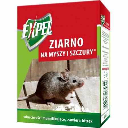 SAMCHEM EXPEL ZIARNO NA MYSZY I SZCZURY 140G EXPEL Strona główna Ziarno na myszy i szczury Expel 140 g\nPrzynęta gotowa do u