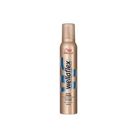 SAMCHEM WELLAFLEX PIANKA DO WŁOSÓW 200 ML (4) BARDZO MOCNE UTRWALENIE WELLAFLEX Stylizacja włosów WELLAFLEX PIANKA DO WŁOSÓW