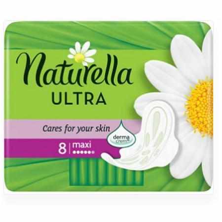 SAMCHEM NATURELLA CLASSIC MAXI PODPASKI ZE SKRZYDEŁKAMI 8szt NATURELLA Podpaski Podpaski Naturella Classic jako jedyne zawie