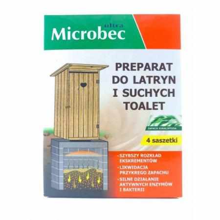 SAMCHEM Microbec 4x30g Preparat do latryn Suchych toalet Skuteczny Zapach eukaliptusa BRAKI Microbec 4x30g Preparat do latr SAMCHEM Microbec 4x30g Preparat do latryn Suchych toalet Skuteczny Zapach eukaliptusa BRAKI Microbec 4x30g Preparat do latr