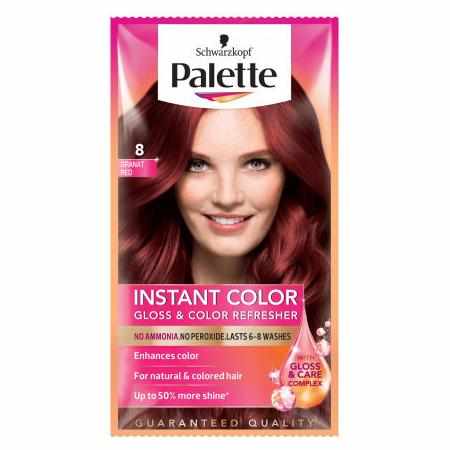 SAMCHEM PALETTE INSTANT COLOR SZAMPONETKA KOLORYZUJąCA 8 CZERWIEŃ GRANATU Strona główna PALETTE INSTANT COLOR SZAMPONETKA K