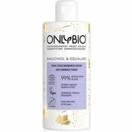 SAMCHEM Onlybio Bakuchiol&Squalane Anti-Wrinkle Toner tonik preciwzmarszczkowy do twarzy 300ml ONLYBIO Strona główna Onlybio