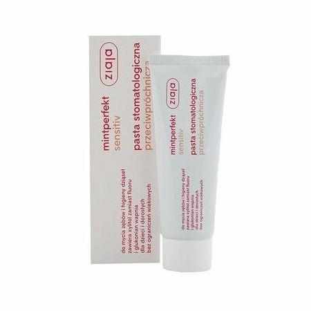 SAMCHEM ZIAJA PASTA DO ZĘBÓW SENSITIVE MINTPERFECT PRZECIWPRÓCHNICY 75ML ZIAJA Strona główna ZIAJA PASTA DO ZĘBÓW SENSITIVE 
