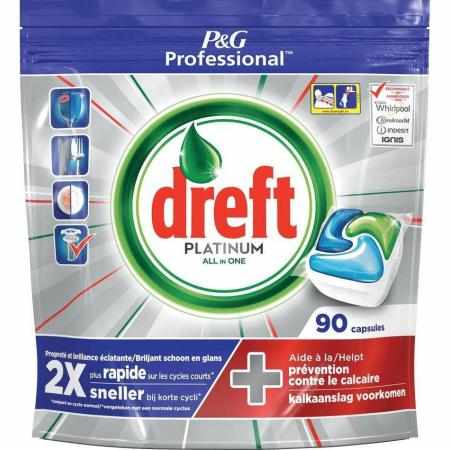 SAMCHEM DREFT PLATINUM tabletki do zmywarki Original 90szt Dreft Tabletki do zmywarki DREFT PLATINUM tabletki do zmywarki Or