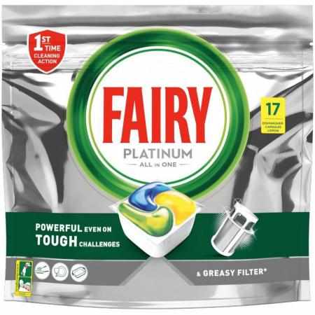 SAMCHEM FAIRY Platinium Kapsułki do zmywarki 17szt FAIRY Tabletki do zmywarki Kapsułki do zmywarki FAIRY Platinium sprawią, 