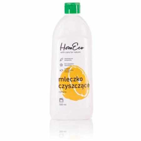 SAMCHEM HOMECO MLECZKO CZYSZCZĄCE CYTRYNA BIO 0,5L HomEco Strona główna Naturalne mleczko czyszczące które poradzi sobie naw