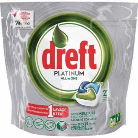 SAMCHEM FAIRY/DREFT/ TABLETKI DO ZMYWARKI 22 szt. PLATINIUM ORIGINAL Dreft Tabletki do zmywarki FAIRY/DREFT/ TABLETKI DO ZMY